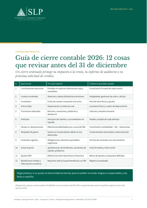 Portada: Guía de cierre contable 2026